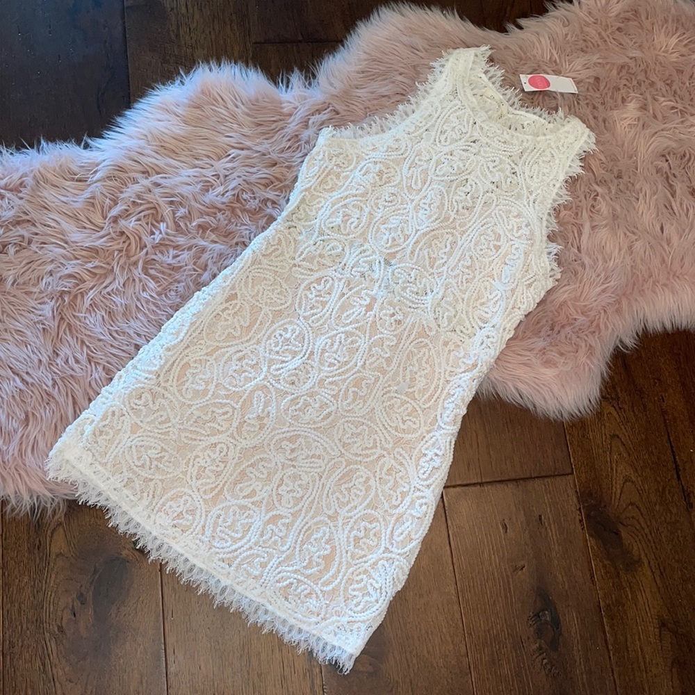 Honey White Lace Dress
